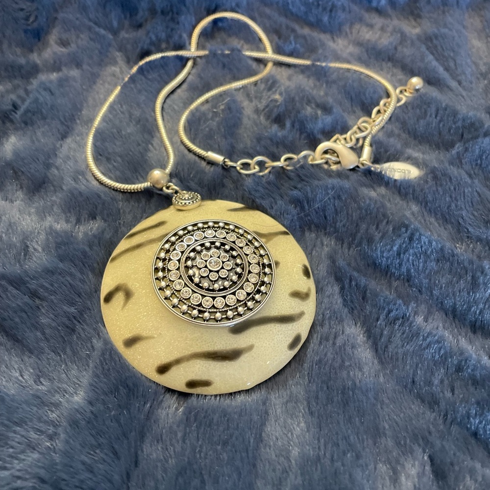 Chico’s White Tiger Medallion